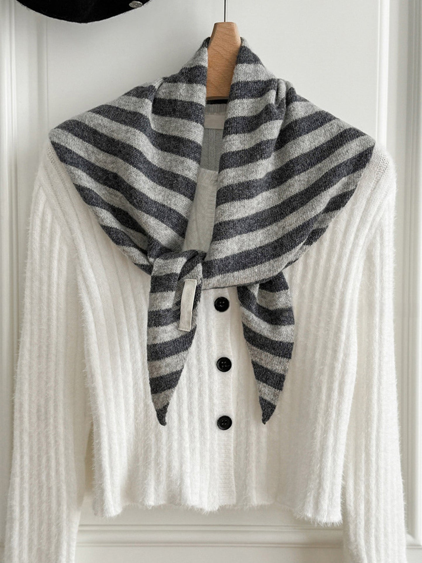 100% Australian Wool Functional Triangle Scarf