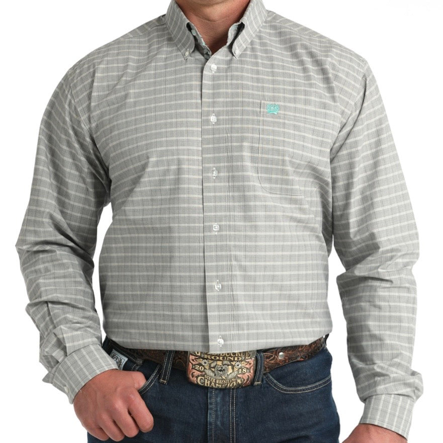 Grey and Cream Plaid | Cinch Mens