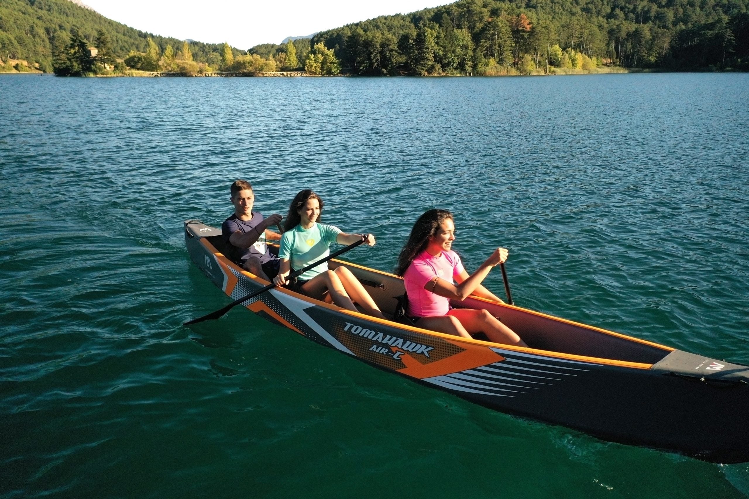 Kayaks / Canoës gonflables à haute pression Aqua Marina TOMAHAWK AIR-C 15'8" - Vitesse