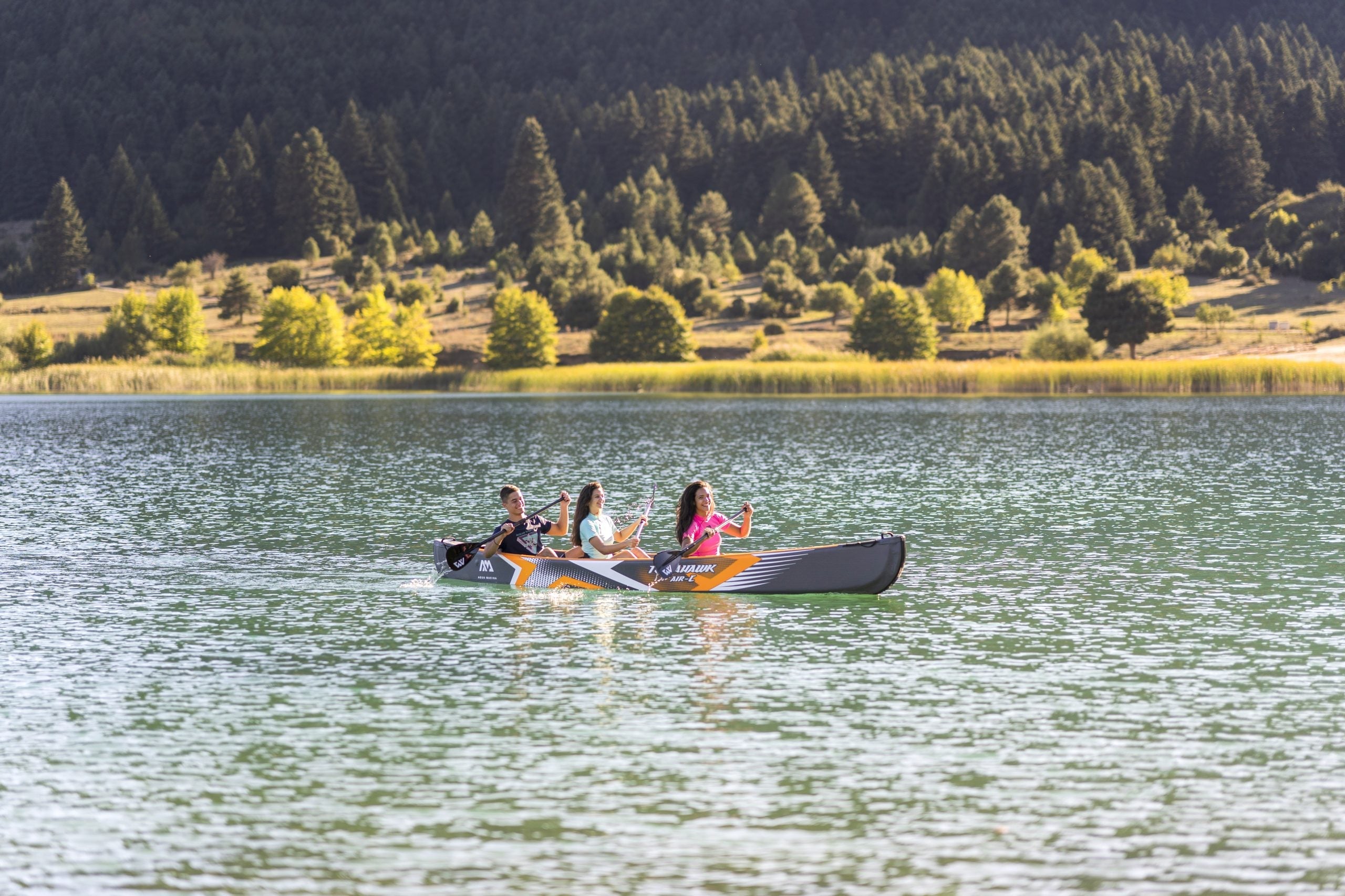 Kayaks / Canoës gonflables à haute pression Aqua Marina TOMAHAWK AIR-C 15'8" - Vitesse