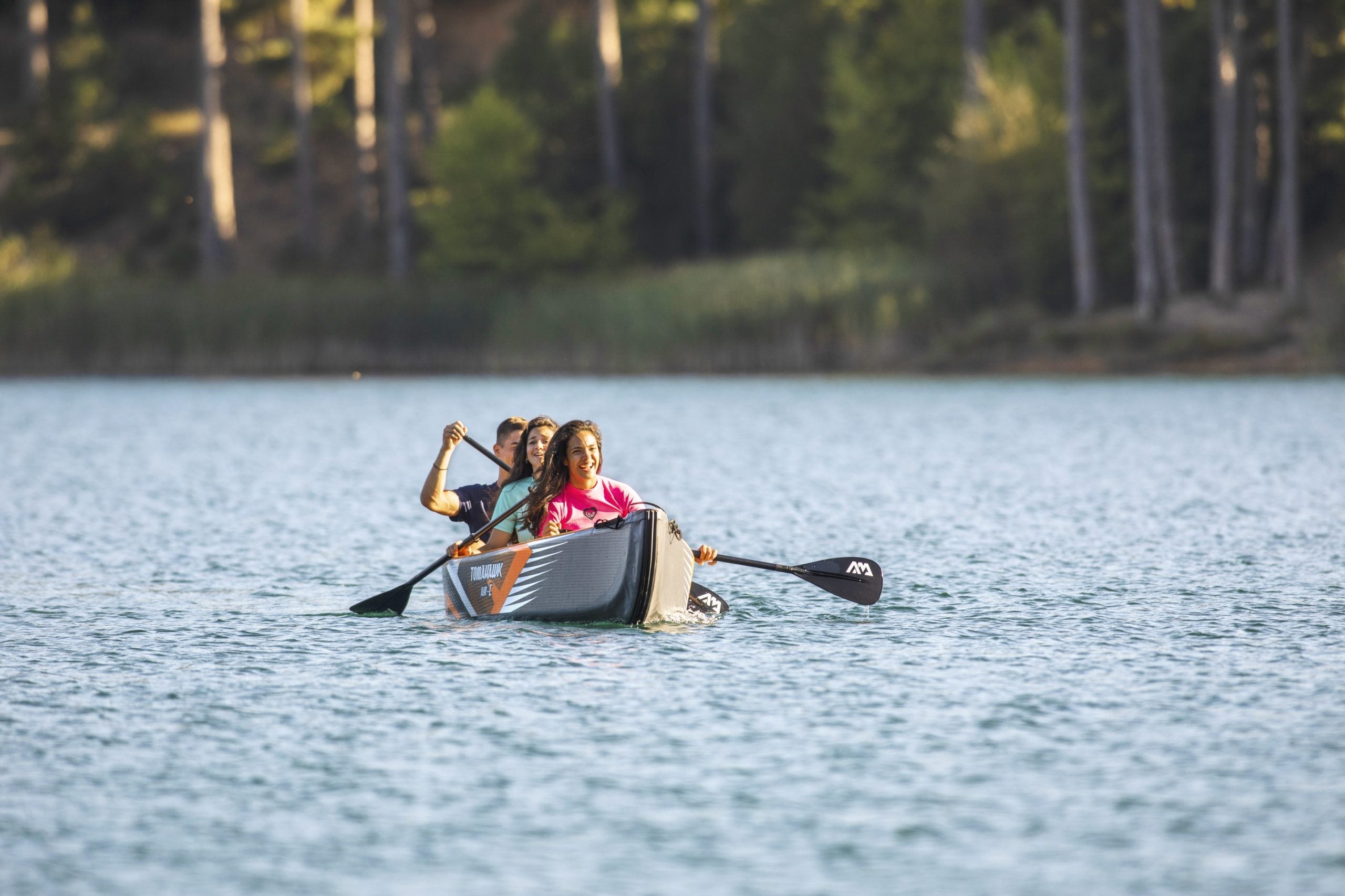 Kayaks / Canoës gonflables à haute pression Aqua Marina TOMAHAWK AIR-C 15'8" - Vitesse