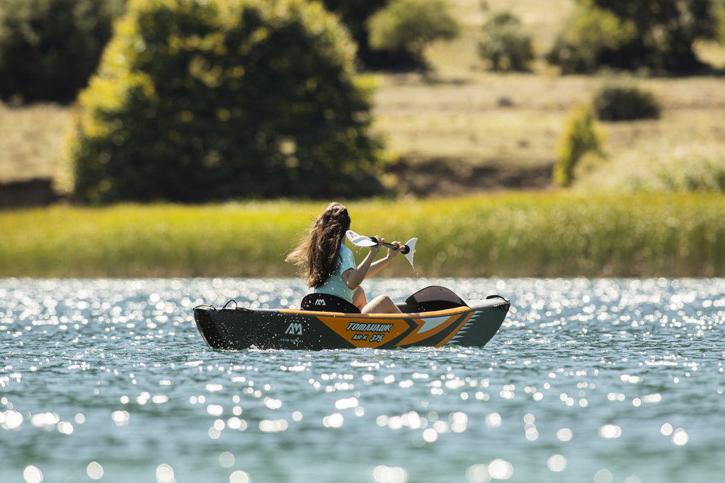 Aqua Marina TOMAHAWK AIR-K 12'4" Kayak / Canoë Gonflable Haute Pression Rapide