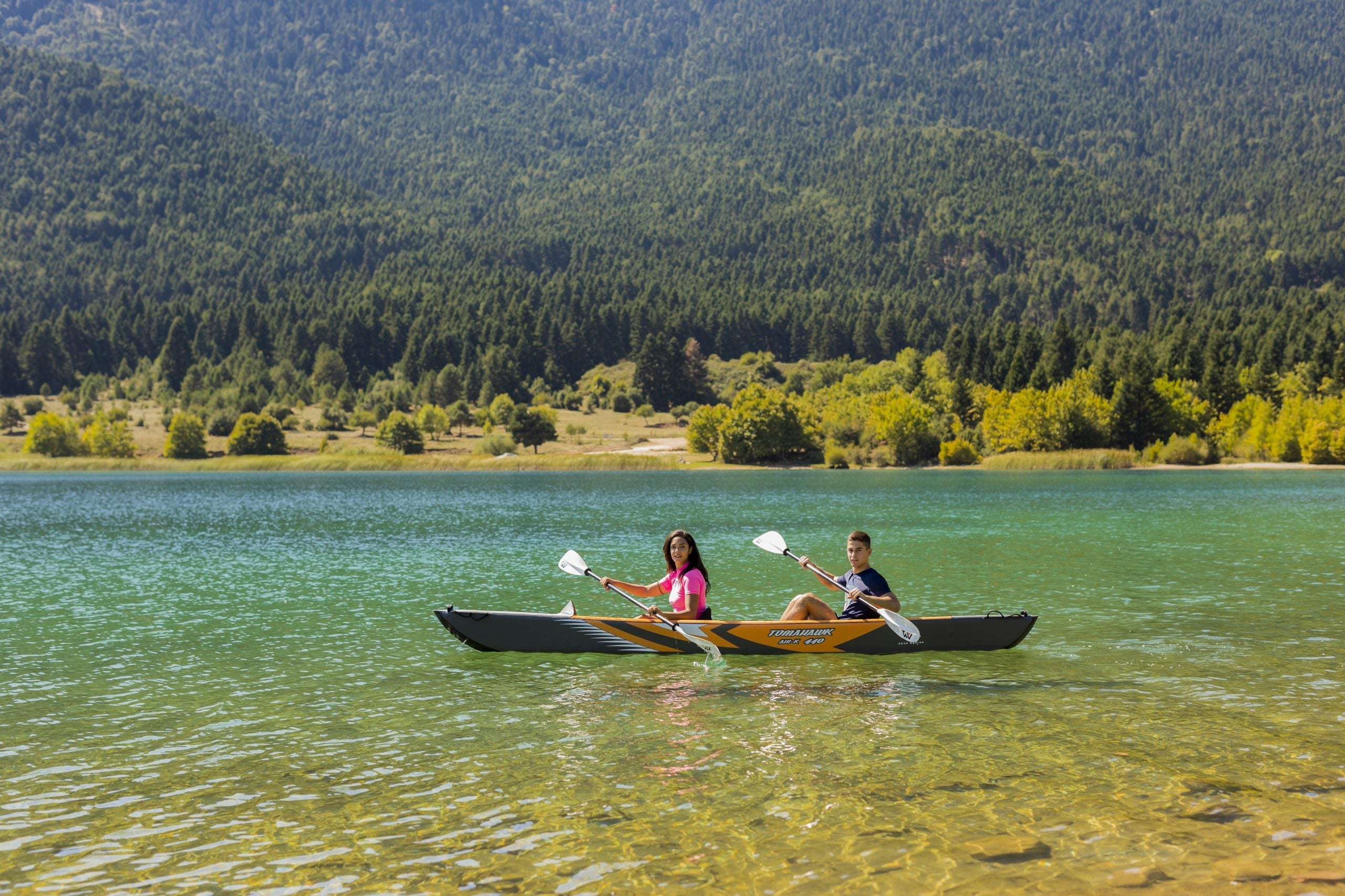 Aqua Marina TOMAHAWK AIR-K 14'5" Kayak/Canoë Gonflable Haute Pression Rapide