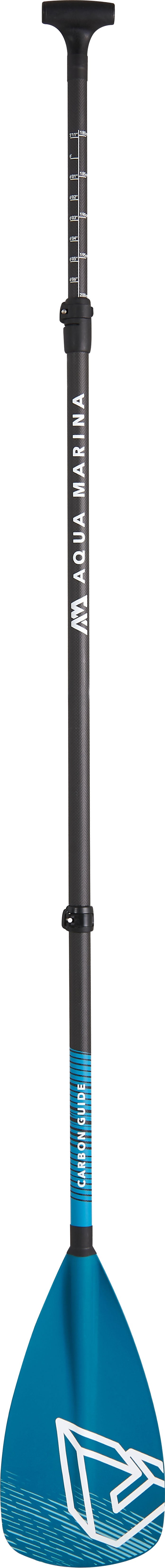 Pagaie de SUP Aqua Marina carbone-fibre de verre (3 sections)