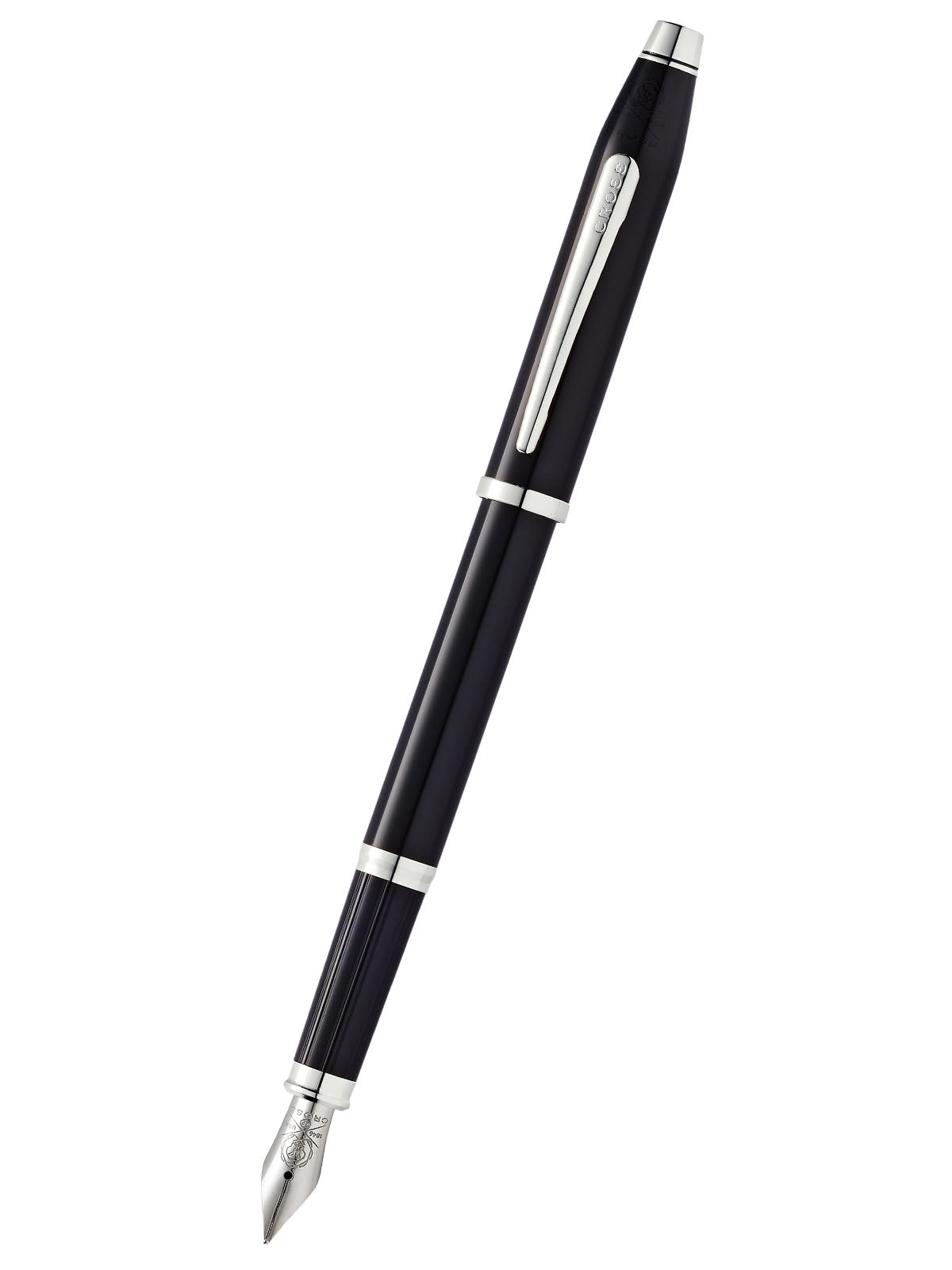 Century® II Black Lacquer Medium Nib Fountain Pen