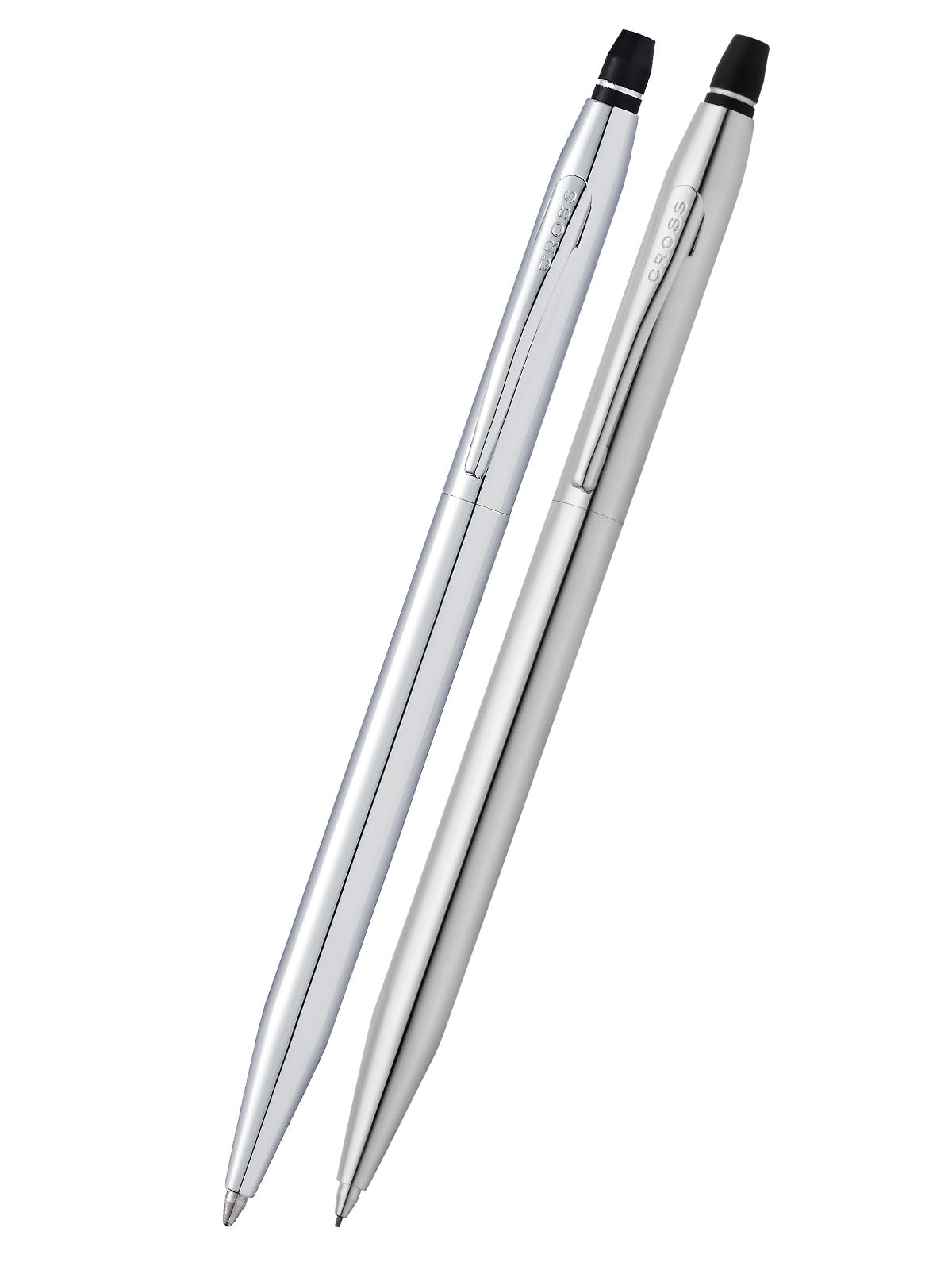 Click™ Chrome Ballpoint Pen and Pencil Gift Set