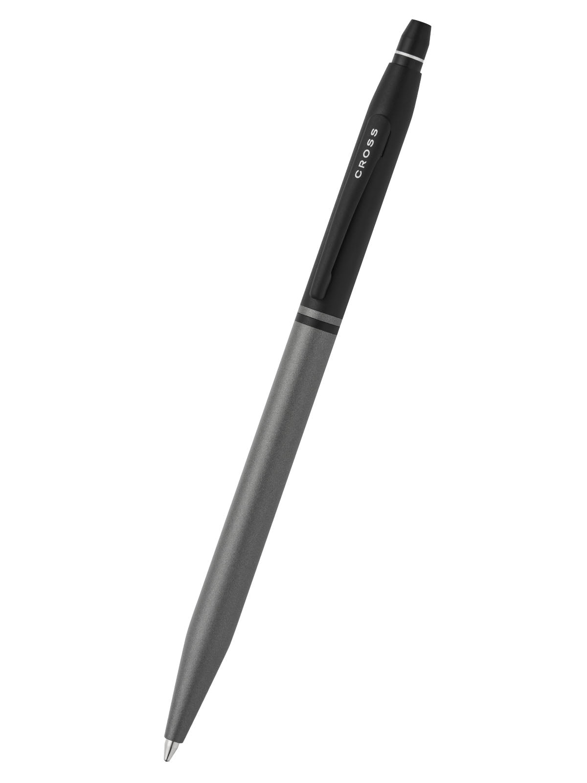 Click™ Tuxedo Satin Metallic Gray Ballpoint Pen