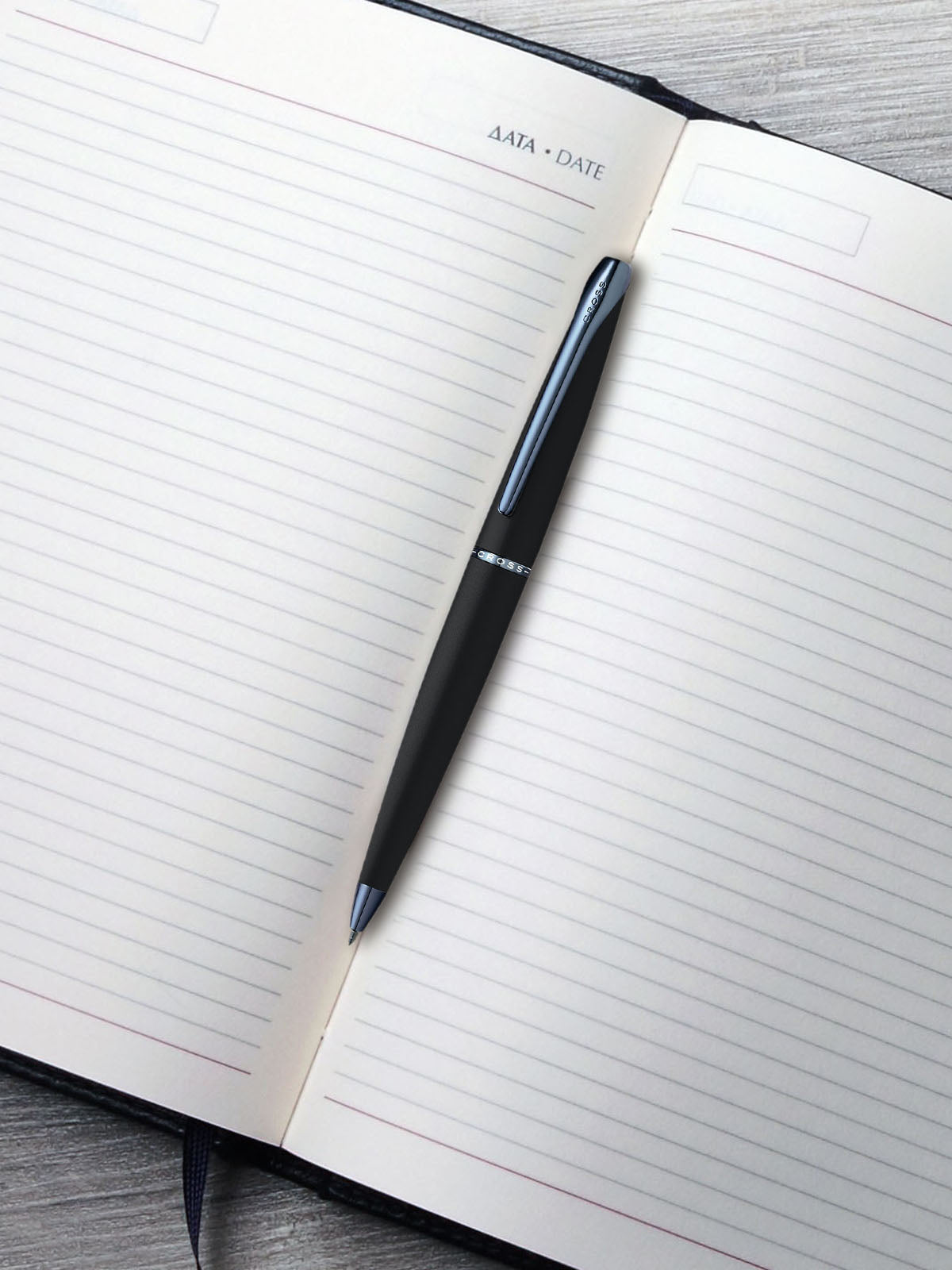 ATX® Basalt Black with Blue PVD Ballpoint Pen