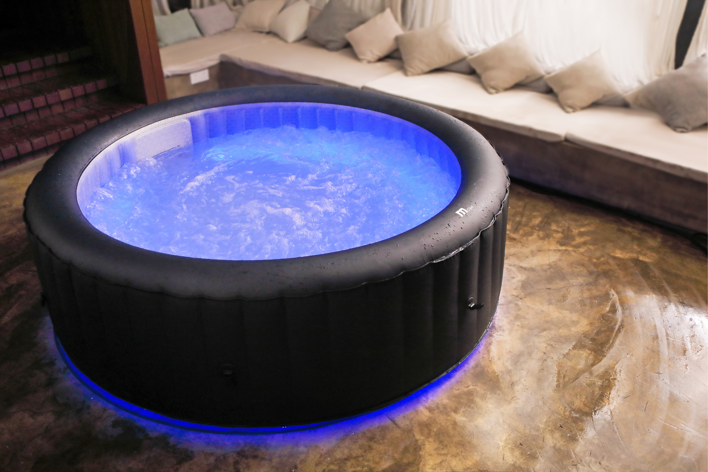MSPA | AURORA | Urban Series | Inflatable Hot Tub & Spa | Light up the night | Upto 6 Person