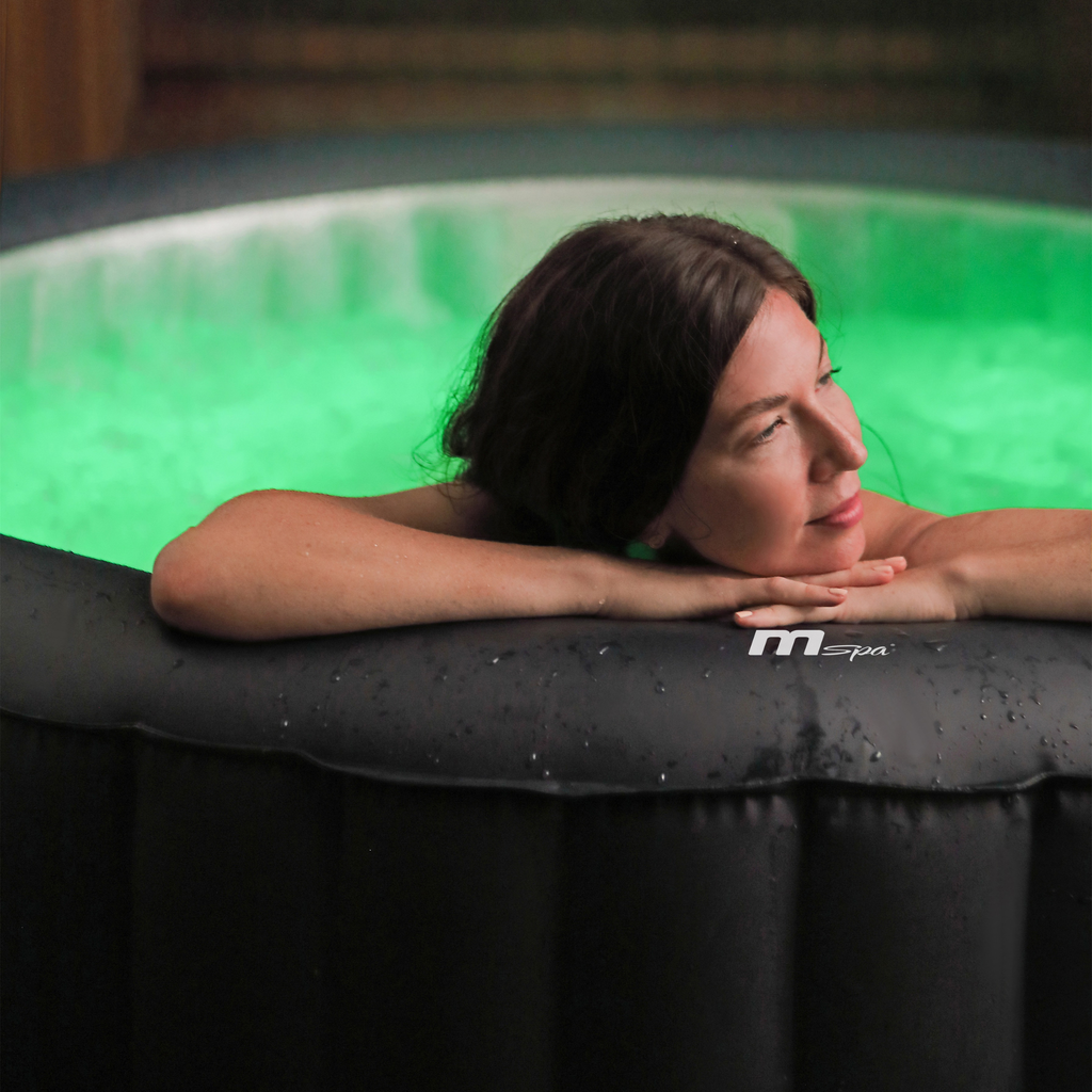 MSPA | AURORA | Urban Series | Inflatable Hot Tub & Spa | Light up the night | Upto 6 Person