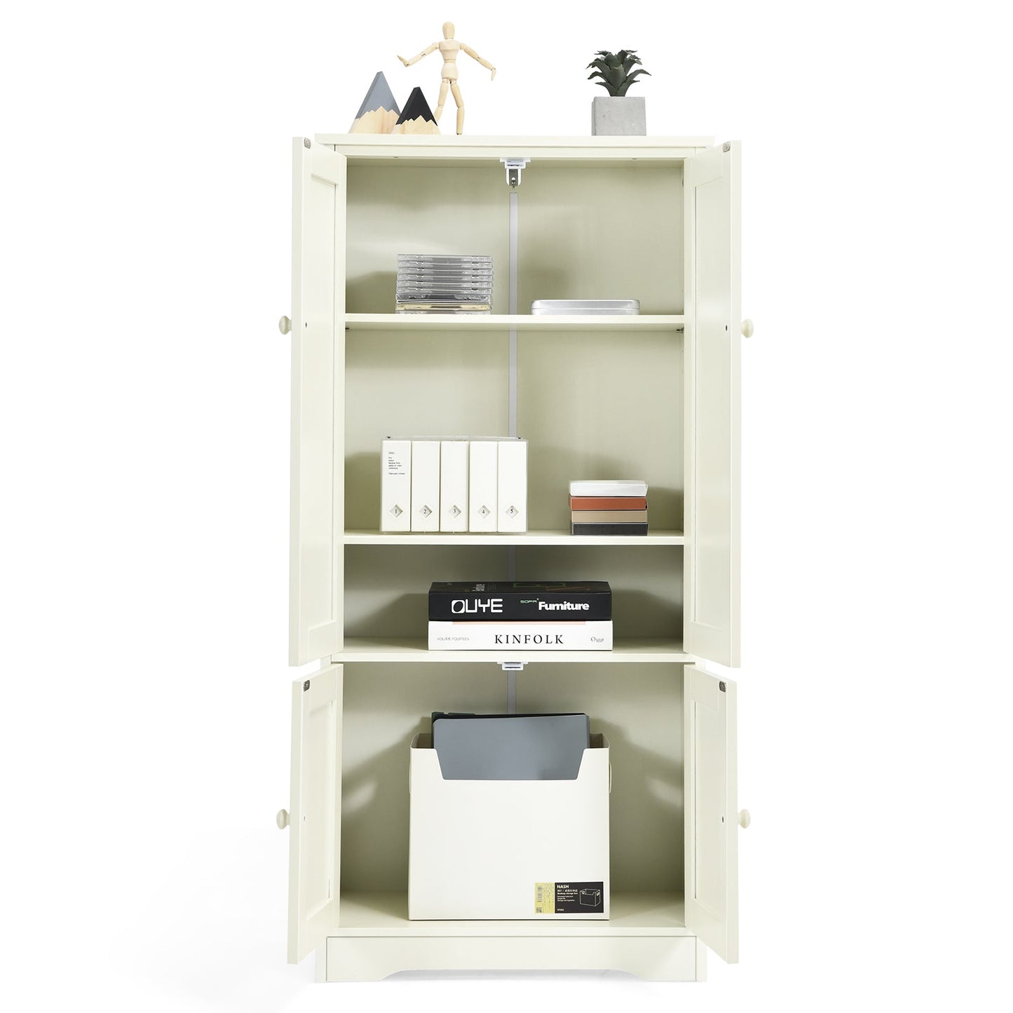 Accent Storage Cabinet Adjustable Shelves