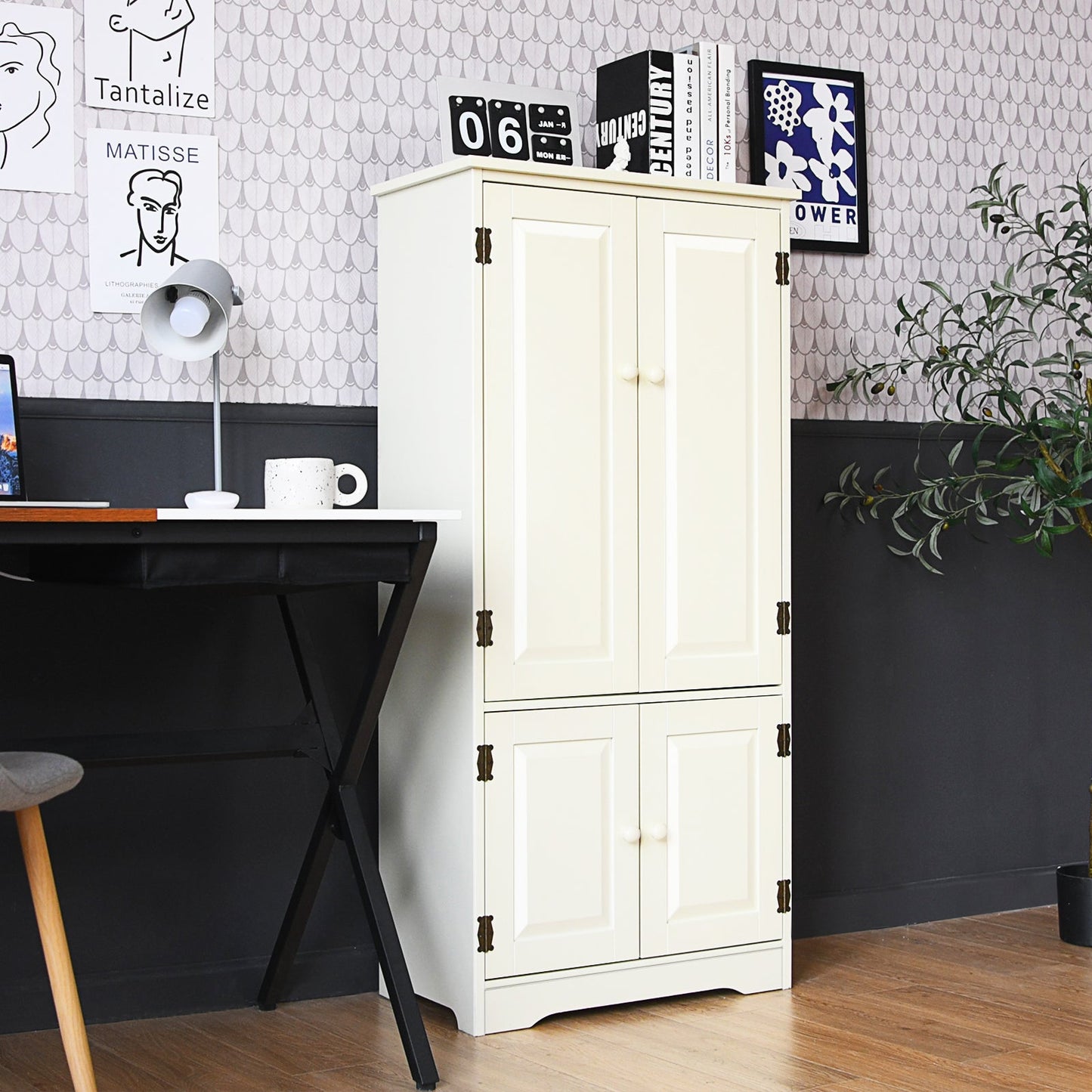 Accent Storage Cabinet Adjustable Shelves