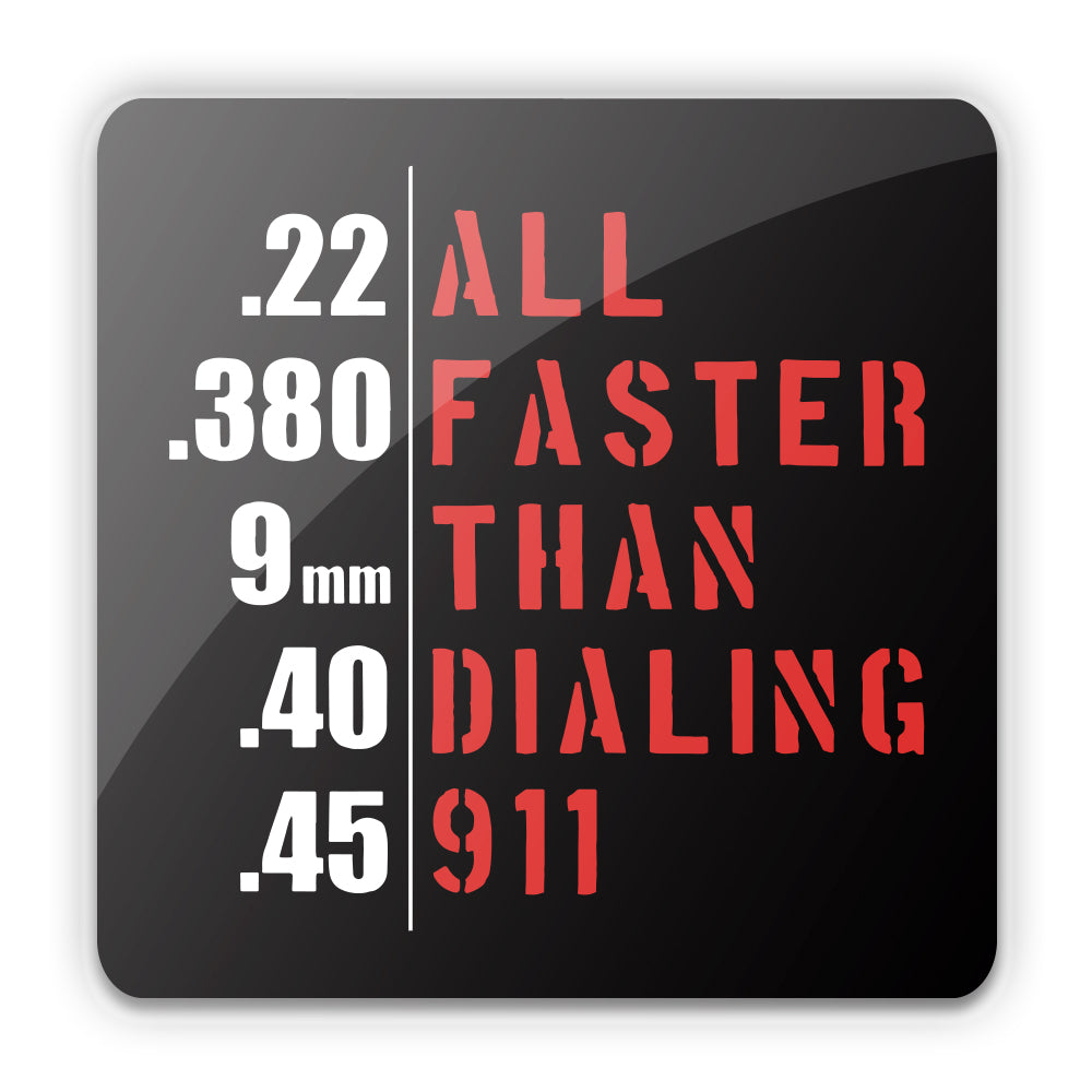 911に電話するより速い アルミサイン
