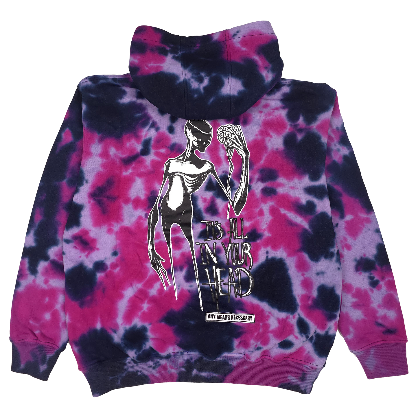 It's All In Your Head Pullover Hoodie Purple