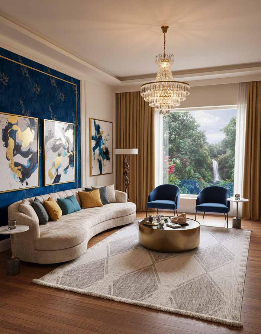 Persian-Inspired. Modern Defined. Turkish Made Rug, size 5' 4" x 7' 8"