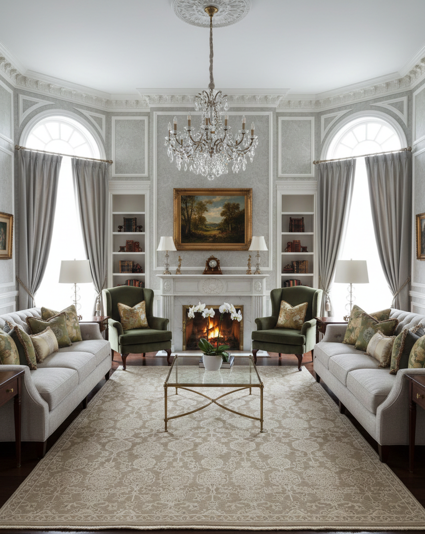 Persian-Inspired. Modern Defined. Turkish Made Rug, size 5' 1" x 7' 7"