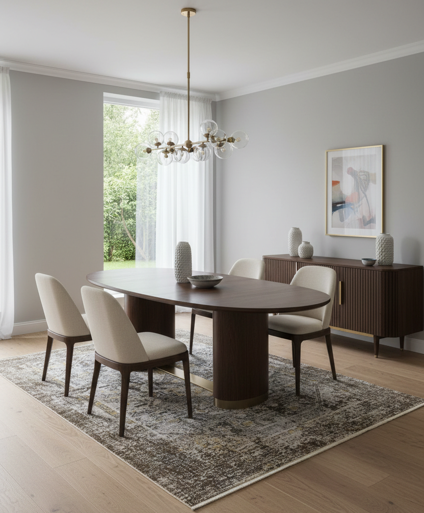 Persian-Inspired. Modern Defined. Turkish Made Rug, size 5' 2" x 7' 7"