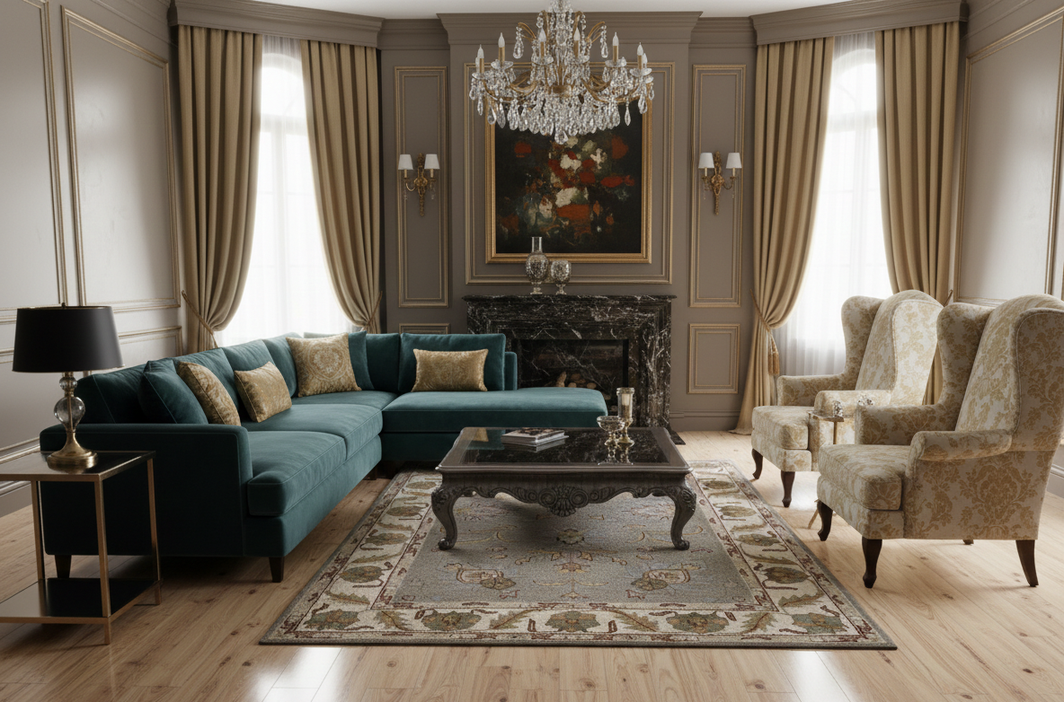 Persian-Inspired. Modern Defined. Turkish Made Rug, size 5" x 7' 9"