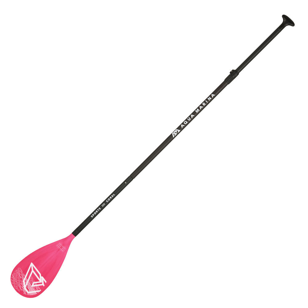 SPORTS III CORAL 調節可能アルミ製 iSUPパドル（CORAL限定）
