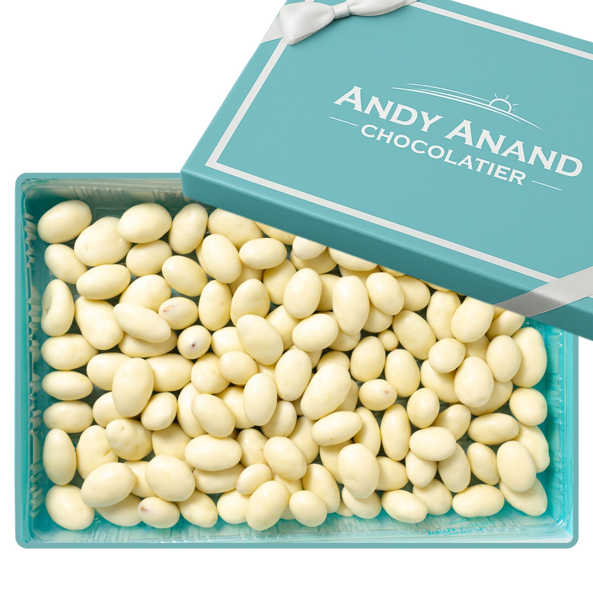 Andy Anand White Chocolate Covered California Cranberries, 1 lb – Sweet-Tart Gourmet Snack, No Preservatives, Birthday & Holiday Gift Box