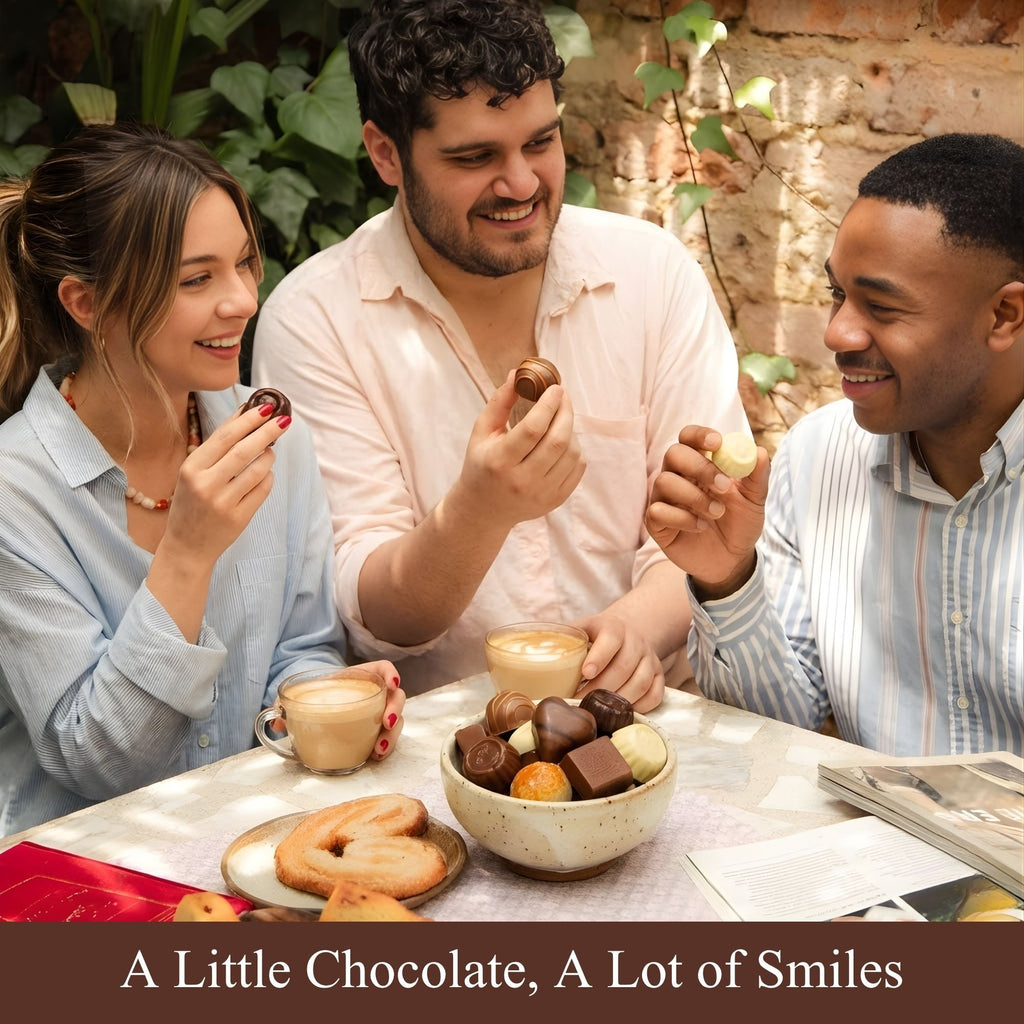 Andy Anand Sugar-Free Belgian Chocolate Truffles, 25 pc – Handmade Assortments, Stevia Sweetened, Diabetic-Friendly, Birthday & Holiday