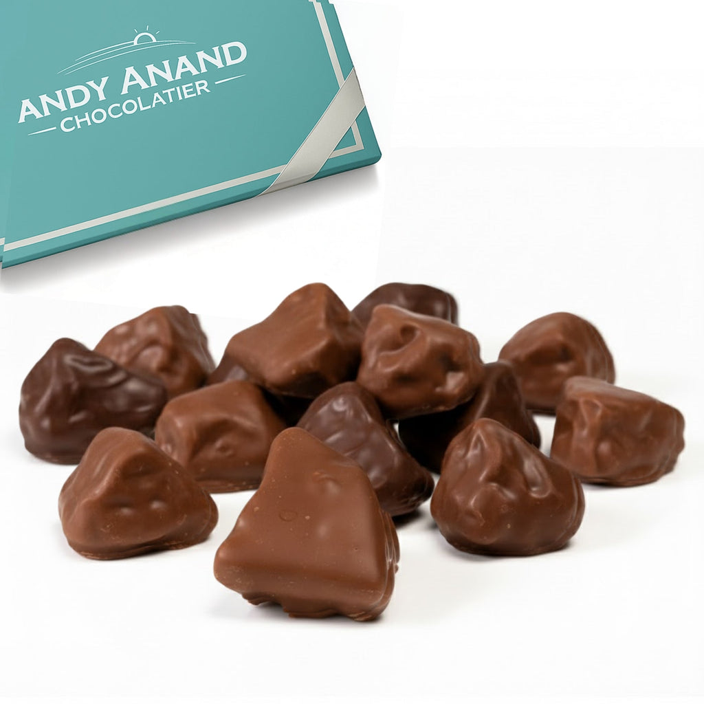 Andy Anand Belgian Milk Chocolate Honeycomb Sponge, 1 lb – Handcrafted Gourmet Gift Box, Luxurious for Birthday & Special Occasions