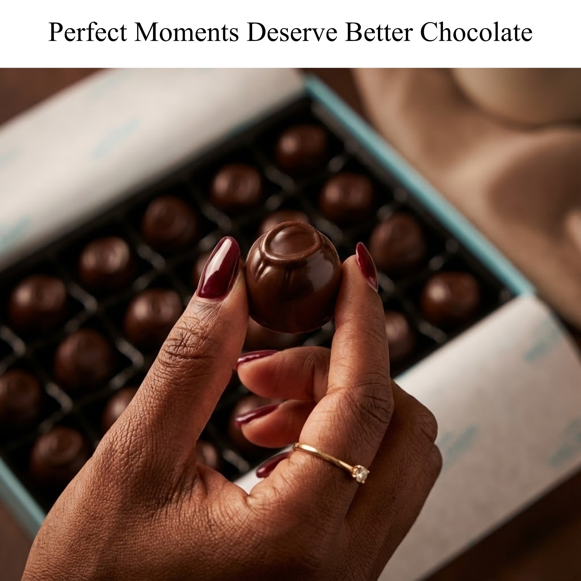 Andy Anand Sugar-Free Cherry Cordial Dark Chocolate Truffles, 48 pc – Vegan, 60% Cocoa Butter, Diabetic-Friendly Valentine's & Birthday Gift