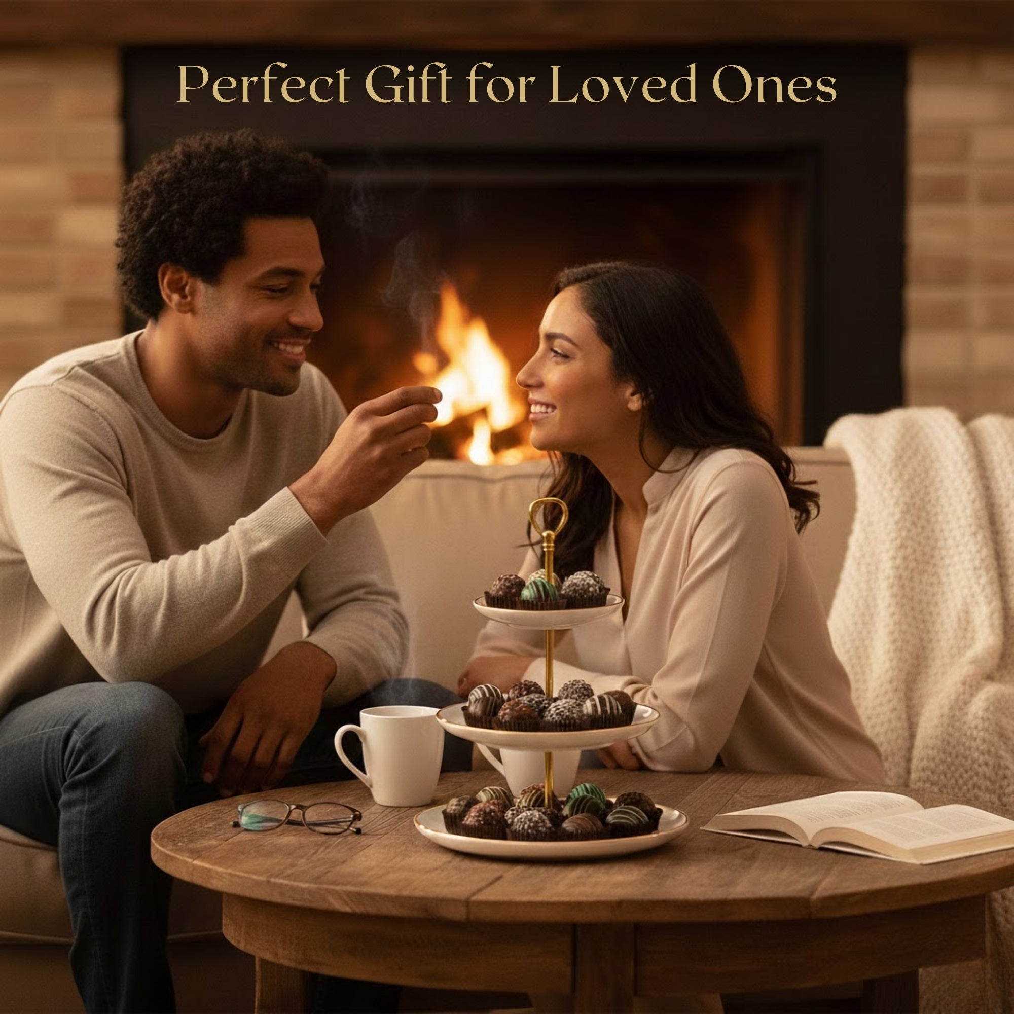 Andy Anand Artisan Dark Chocolate Truffles, 24 pc – Handmade Assorted Flavors, 60% Cocoa Butter, Gourmet Birthday & Holiday Gift Collection