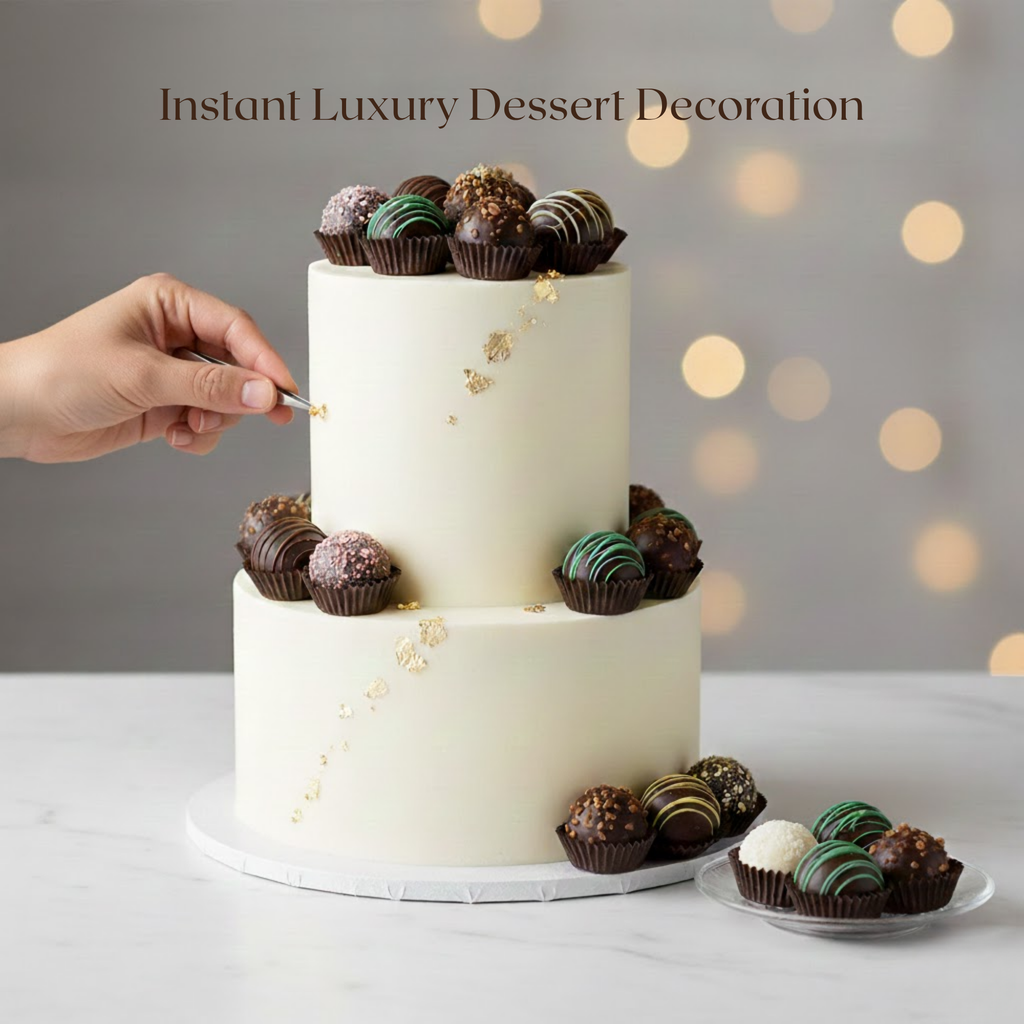 Andy Anand Gluten-Free Belgian Dark Chocolate Truffles, 16 pc, 8 oz – Champagne, Rum, Amaretto & Black Forest, Birthday & Holiday Gift