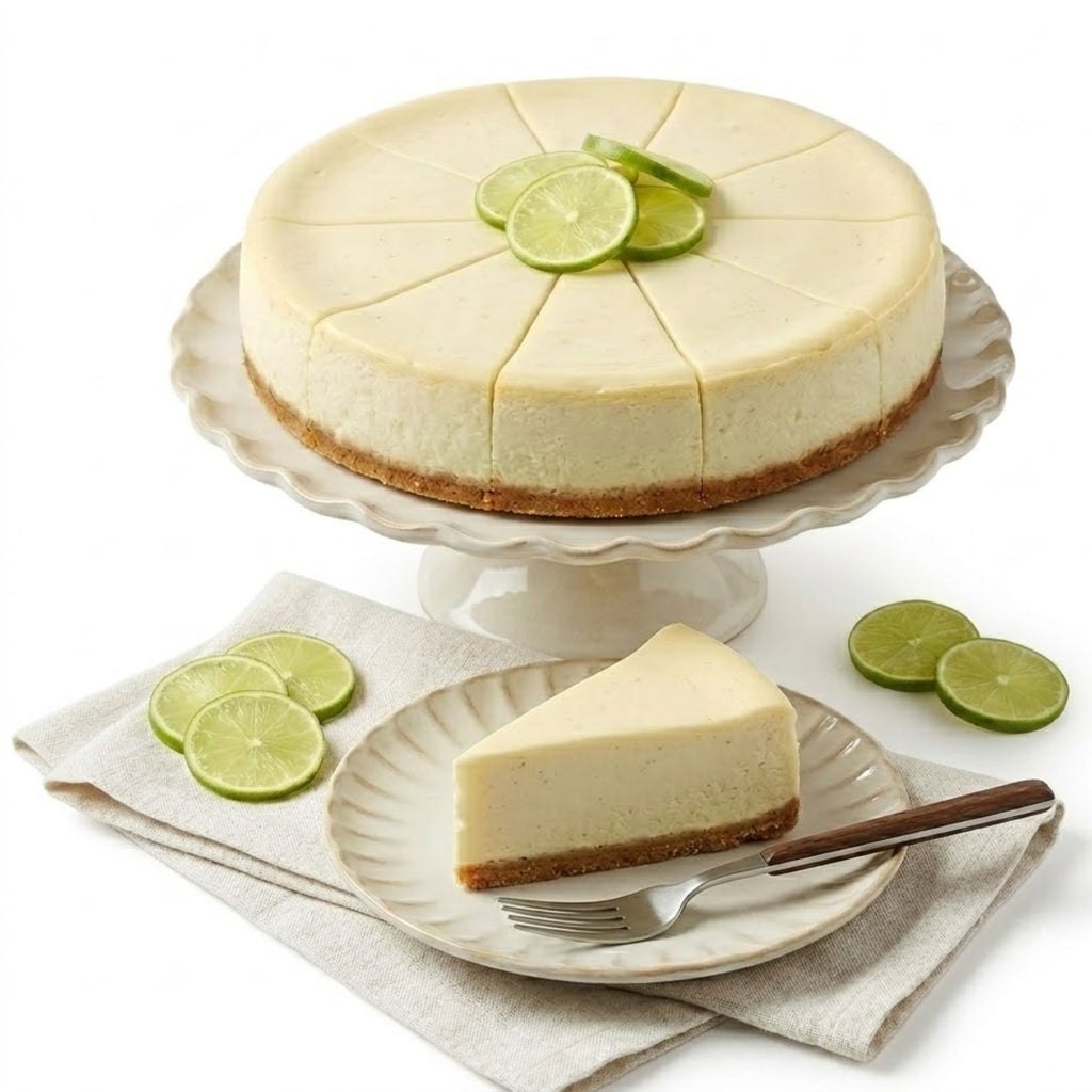 Andy Anand Sugar-Free Key Lime Cheesecake, 9-Inch, 2 lb – No Sugar Added, Diabetic-Friendly, Real California Cream Cheese, Holiday Gift Box