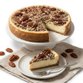Andy Anand Sugar-Free & Gluten-Free Caramel Pecan Cheesecake, 9-Inch – Diabetic-Friendly, Rich Cream Cheese, Handmade, Birthday Gift Box