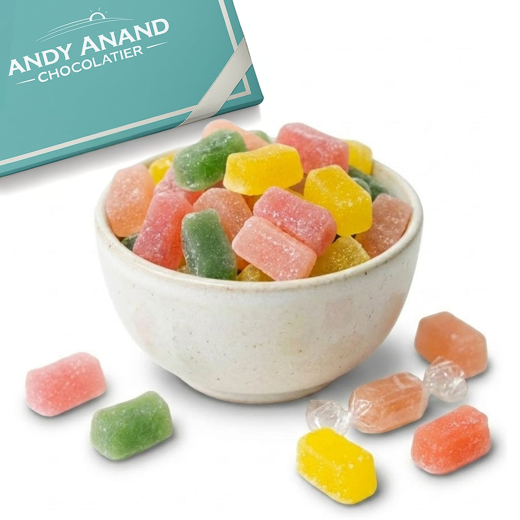 Andy Anand Sugar-Free Gummies, 7 oz – Made with Agar & Stevia, Diabetic-Friendly, Assorted Flavors, Birthday, Mother's Day & Holiday Gift
