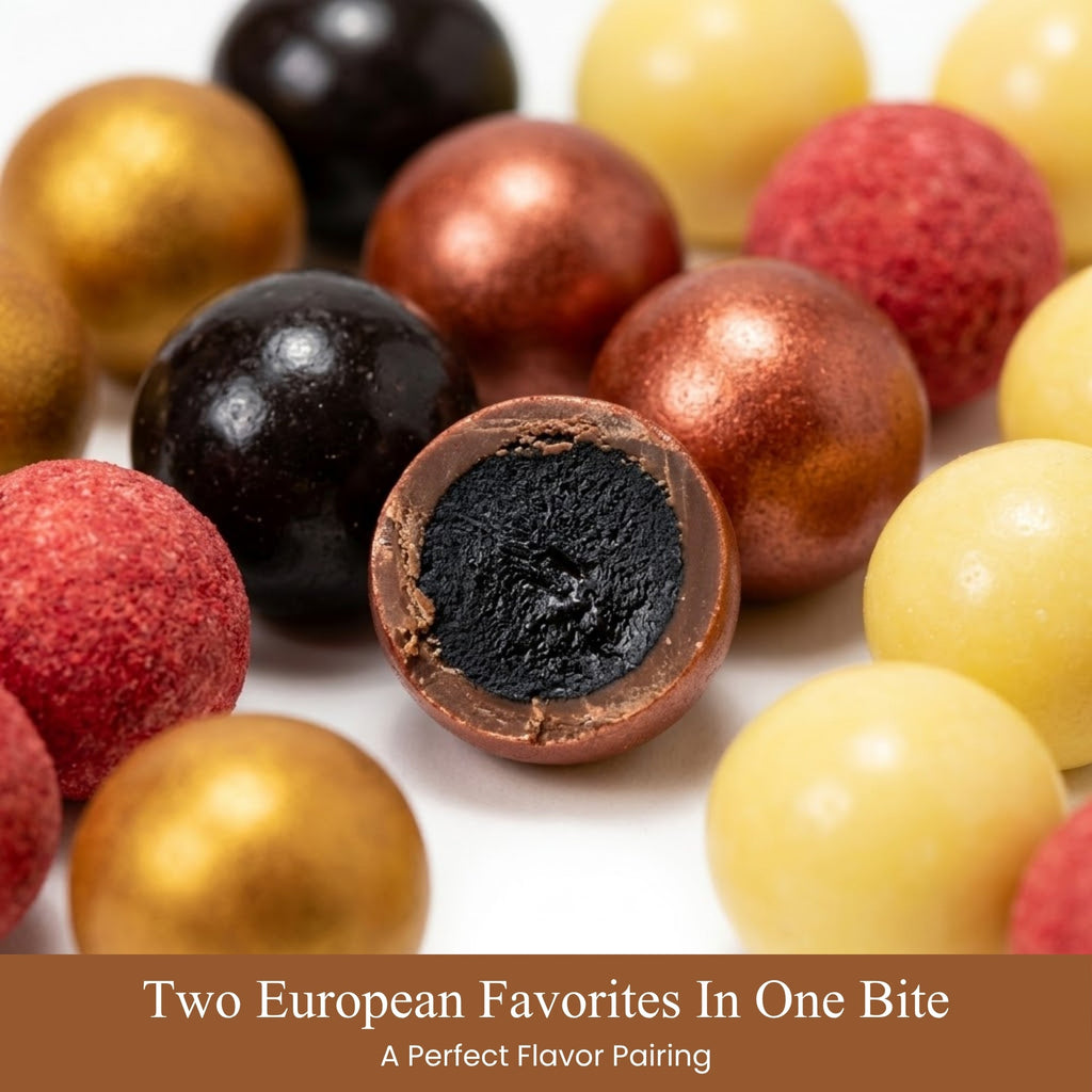 Andy Anand Chocolate Covered Gourmet Licorice, 6 Flavors, 10.5 oz – Made in Denmark, European Collection, Birthday & Holiday Gift Box