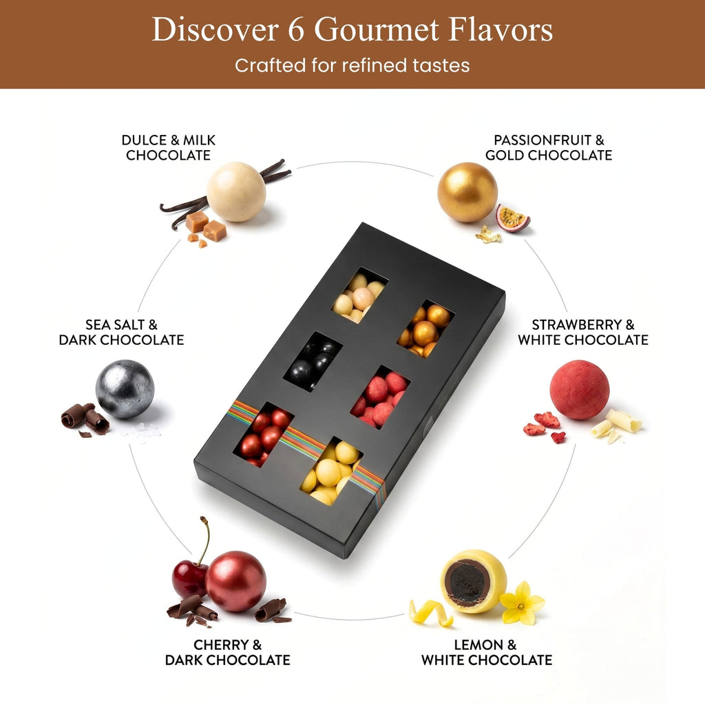 Andy Anand Chocolate Covered Gourmet Licorice, 6 Flavors, 10.5 oz – Made in Denmark, European Collection, Birthday & Holiday Gift Box
