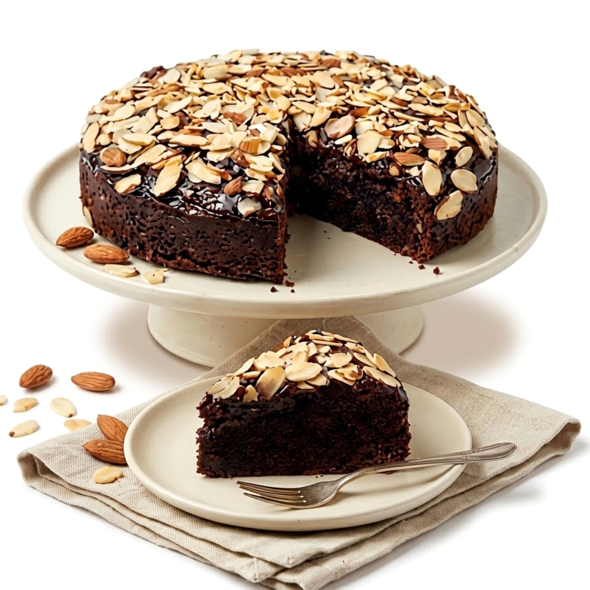 Andy Anand Gluten-Free Chocolate Almond Cake, 9-Inch, 2.5 lb – Hand-Baked, Fresh & All-Natural, No Preservatives, Birthday & Holiday Gift