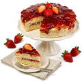 Andy Anand Traditional Strawberry Cake, 9-Inch, 2 lb – Freshly Baked, Real Strawberries, No Preservatives, Birthday & Celebration Gift Box
