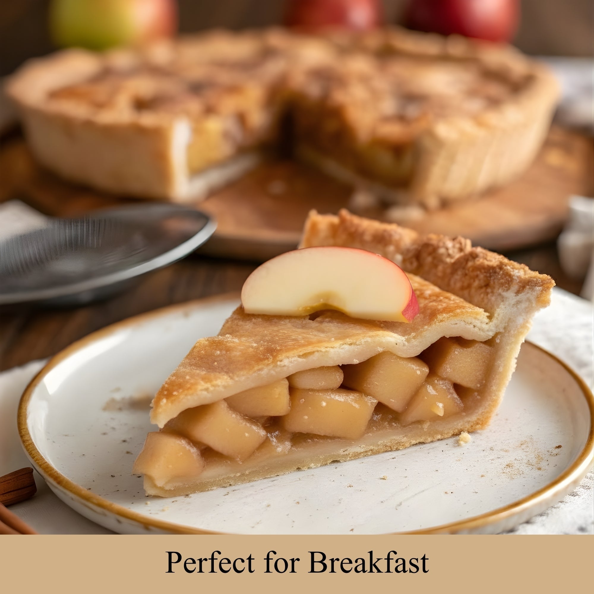 Andy Anand Fresh-Baked Apple Pie, 10-Inch, 4.5 lb – Classic American Dessert, Real Apples, Cinnamon & Flaky Crust, Birthday & Holiday Gift