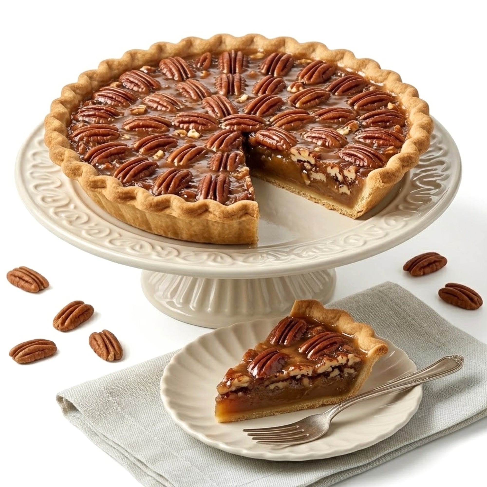 Andy Anand Sugar-Free Dark Chocolate Pecan Pie, 2 lb – Keto & Diabetic-Friendly, Real Toasted Pecans, Flaky Crust, Birthday & Holiday Gift