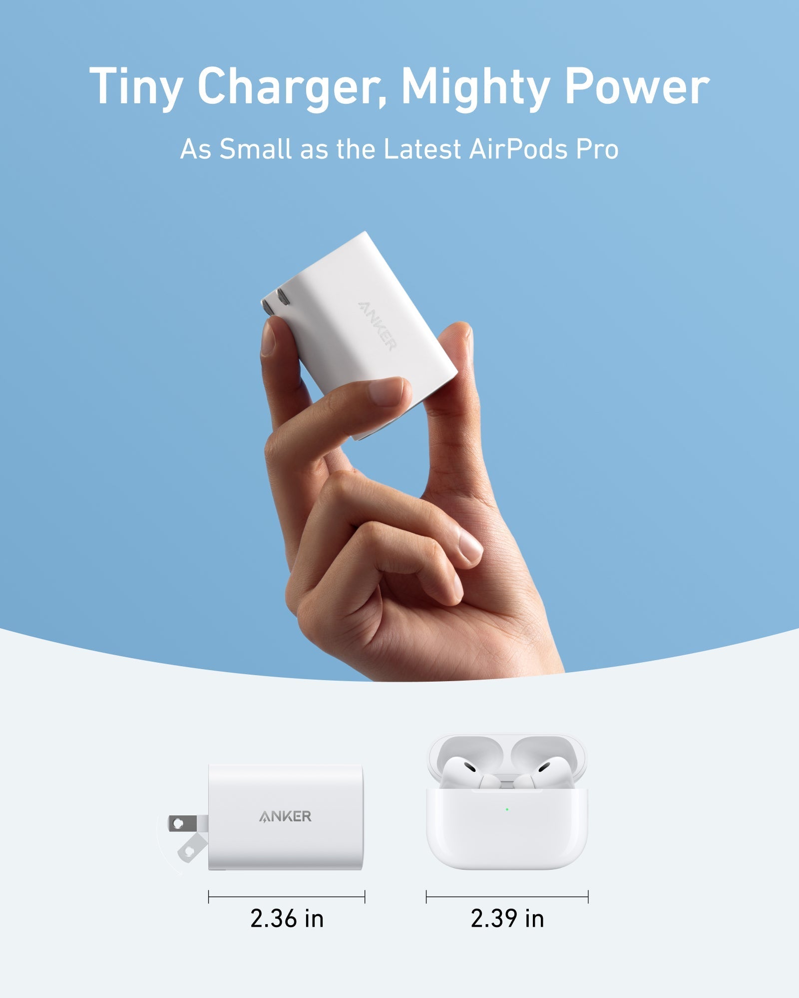 Chargeur Anker Nano (100W) avec câble USB-C