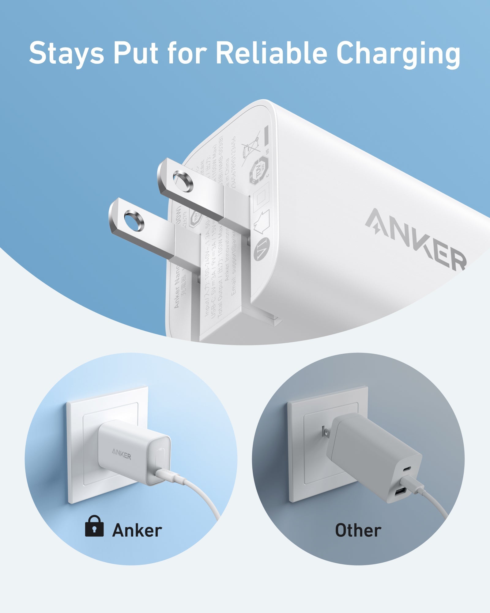 Chargeur Anker Nano (100W) avec câble USB-C