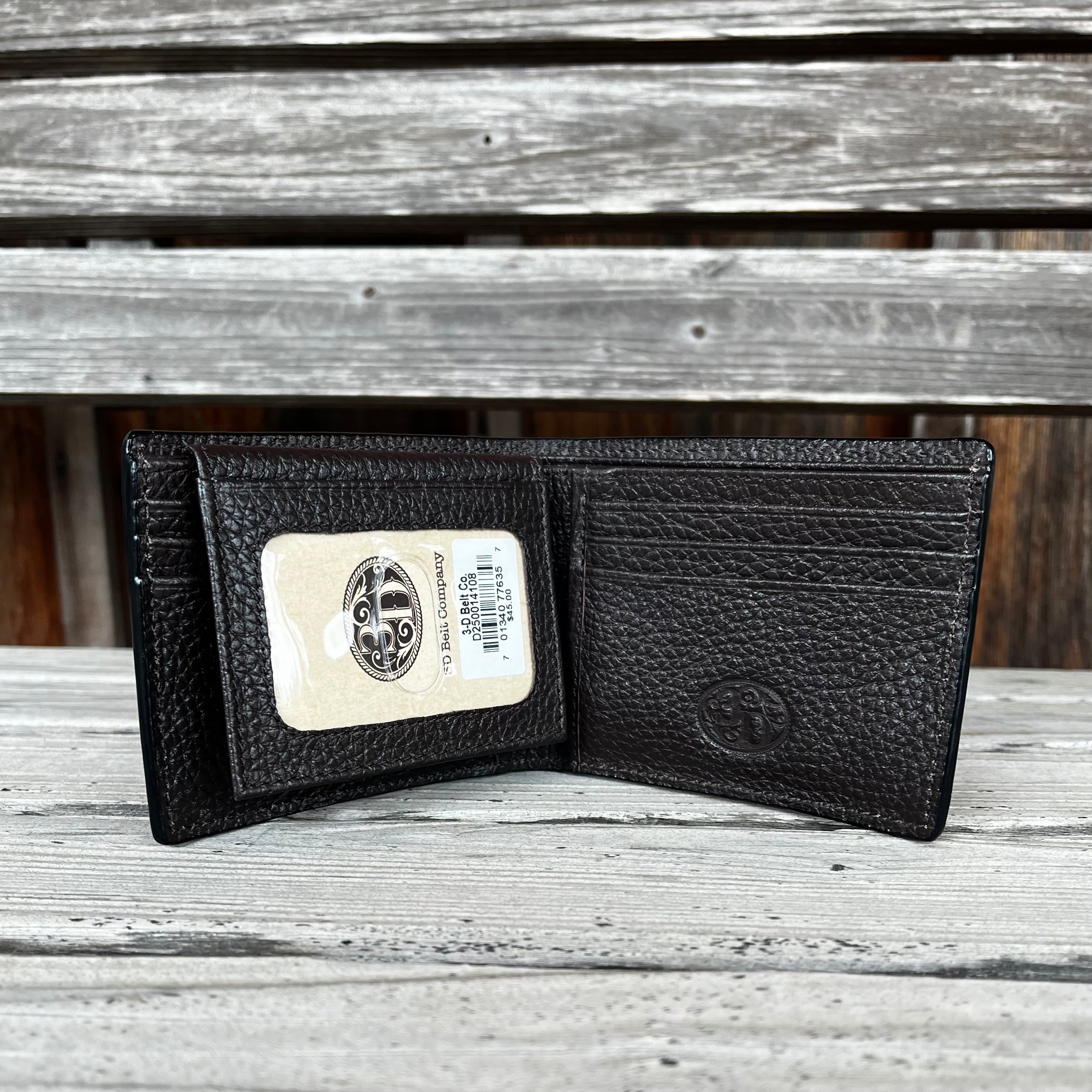 Floral Checkered Bi-Fold | 3D