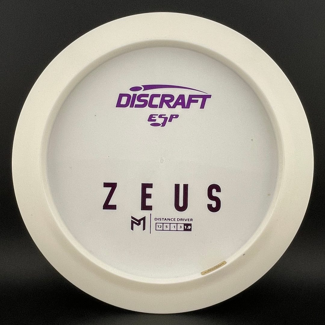 White ESP Zeus - Bottom Stamp Dyer's Delight - Paul McBeth