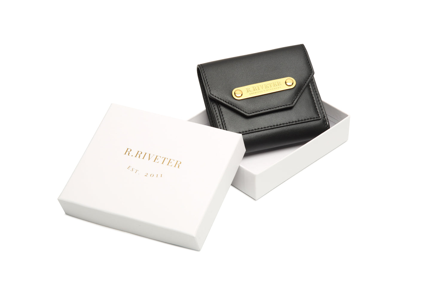 1964 Mini Wallet | Premium Black Leather