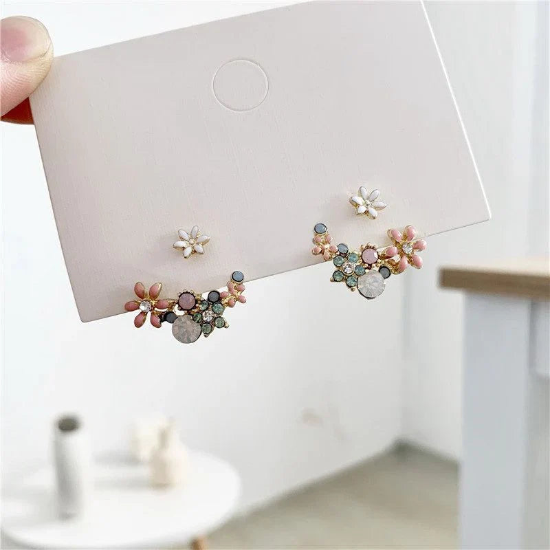 Wildflower Bouquet Jacket Earrings