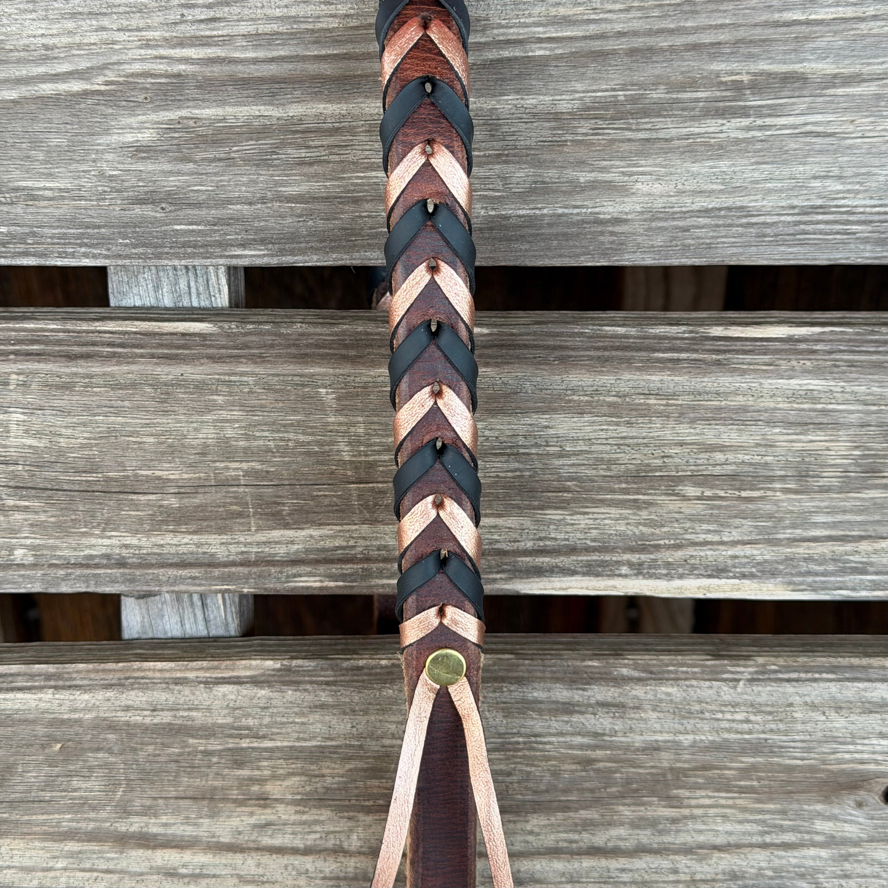 Leather Laced Barrel Reins