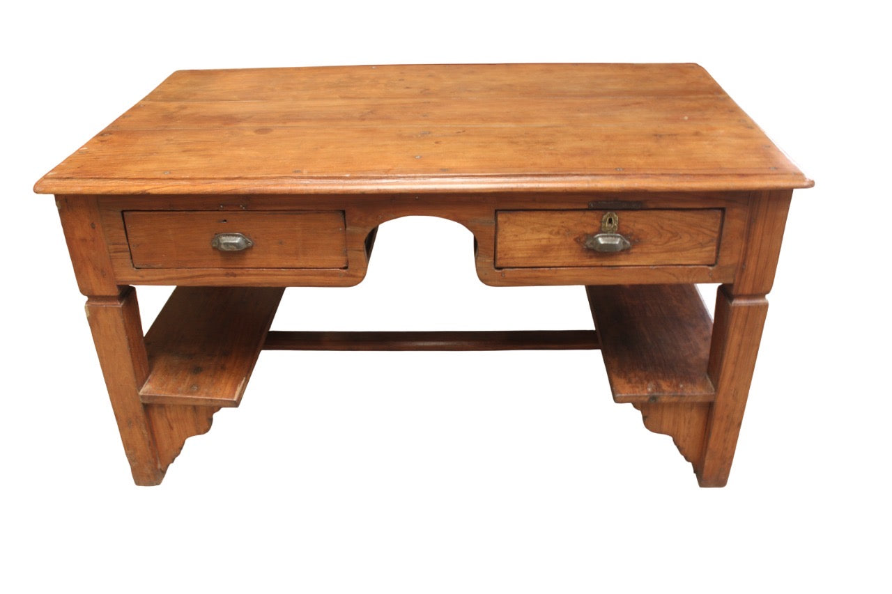 W/D OFFICE TABLE — 58" W × 33" D × 31" H