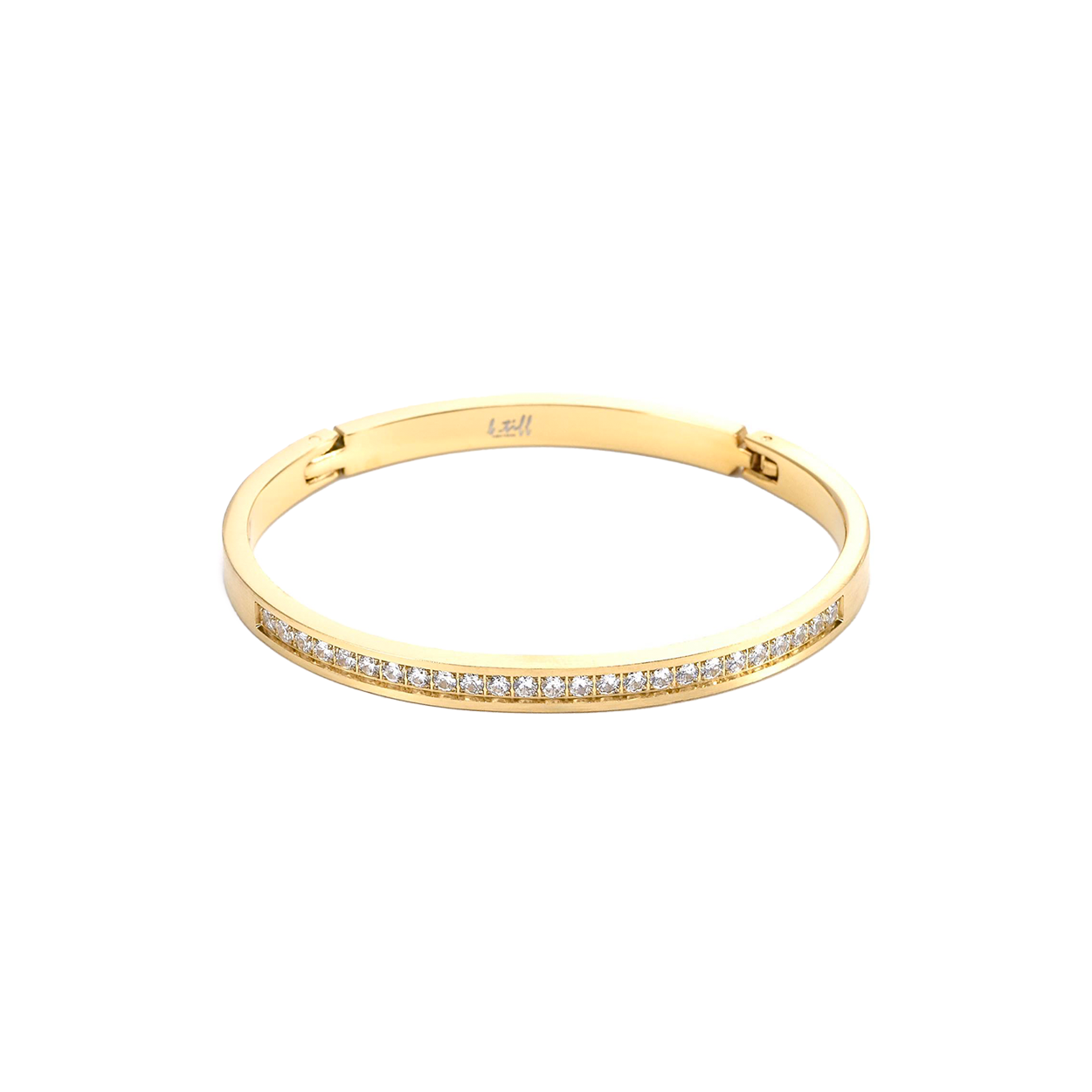 BG333G B.Tiff Gold Eternity 25 Bangle Bracelet