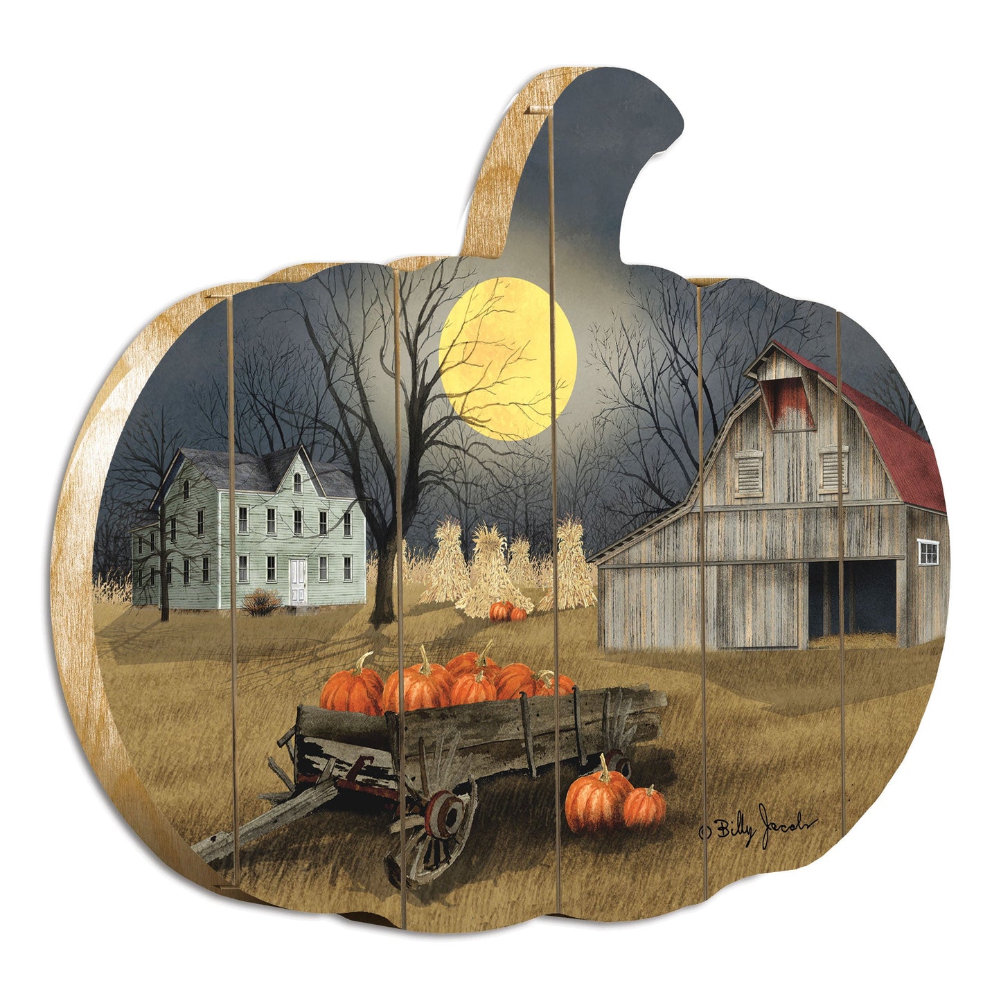 Harvest Moon Wall Art by Artisan Billy Jacobs