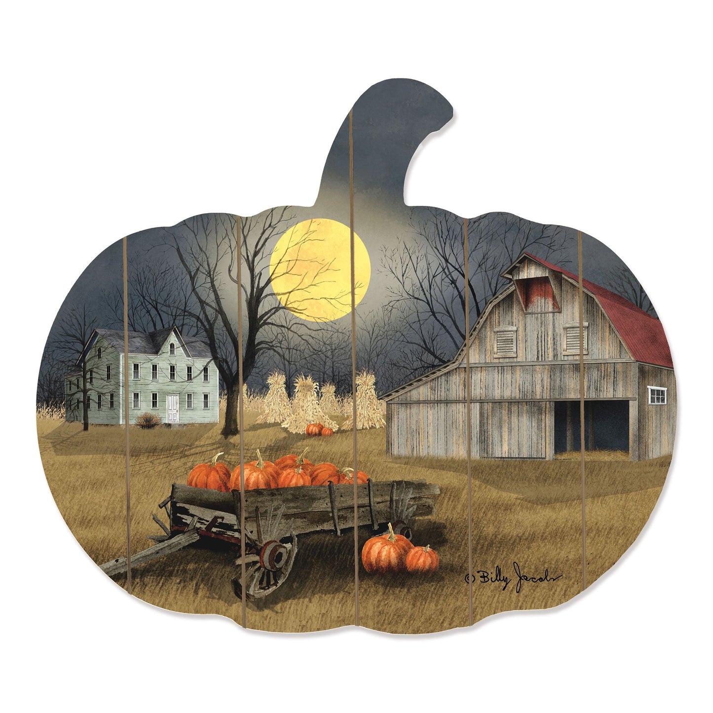 Harvest Moon Wall Art by Artisan Billy Jacobs