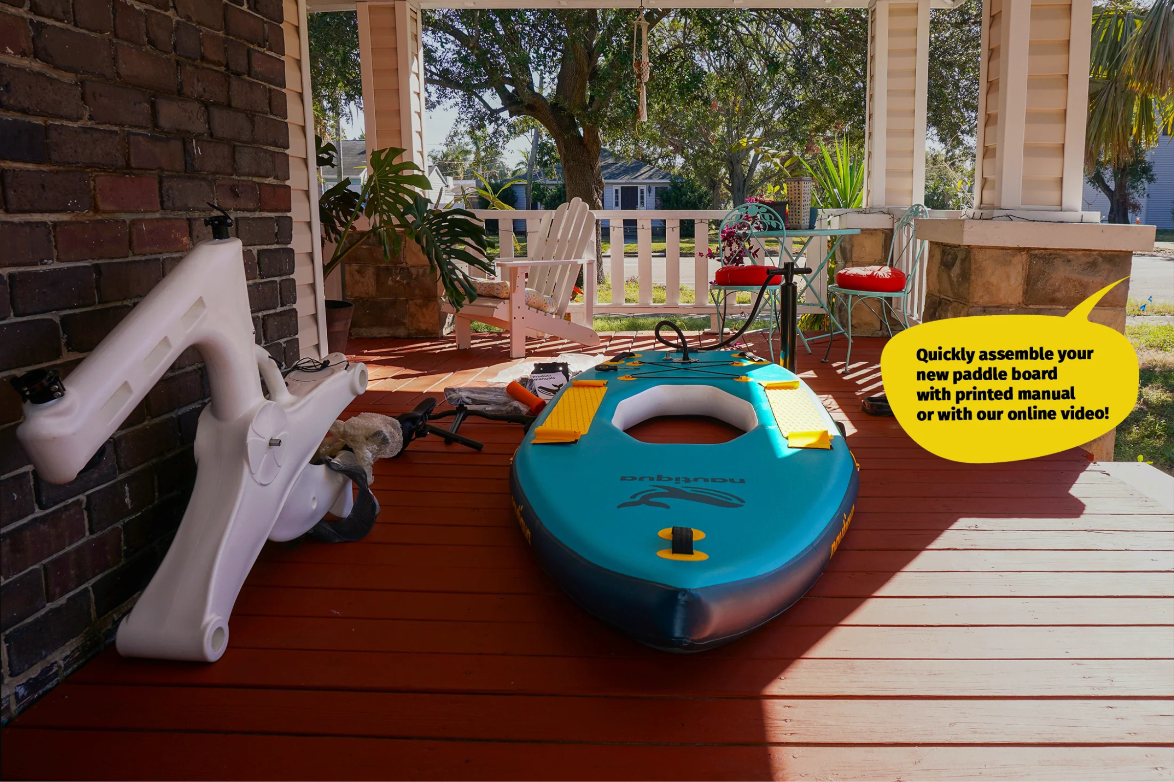 Nautiqua | BELIZE | Premium Paddleboard Water Bike